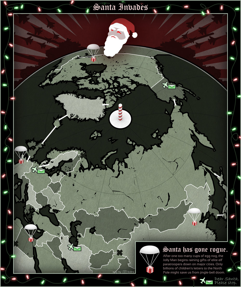 the map
